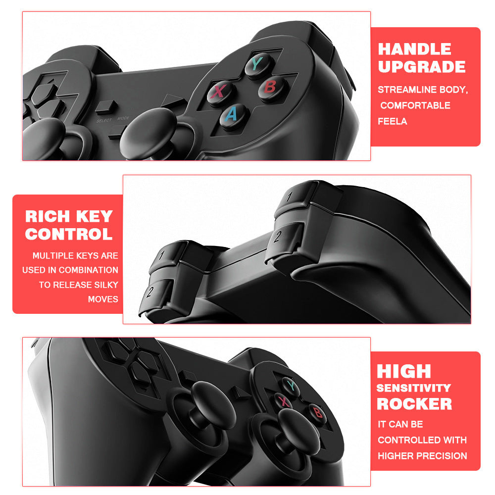Retro 4K HDMI Game Stick – 30K+ Games with 2 Wireless Controllers