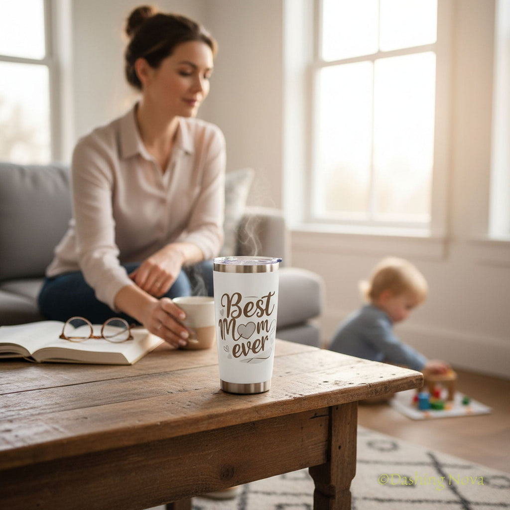 Best Mom Ever 20oz Insulated Tumbler Steel Mothers Day Gift
