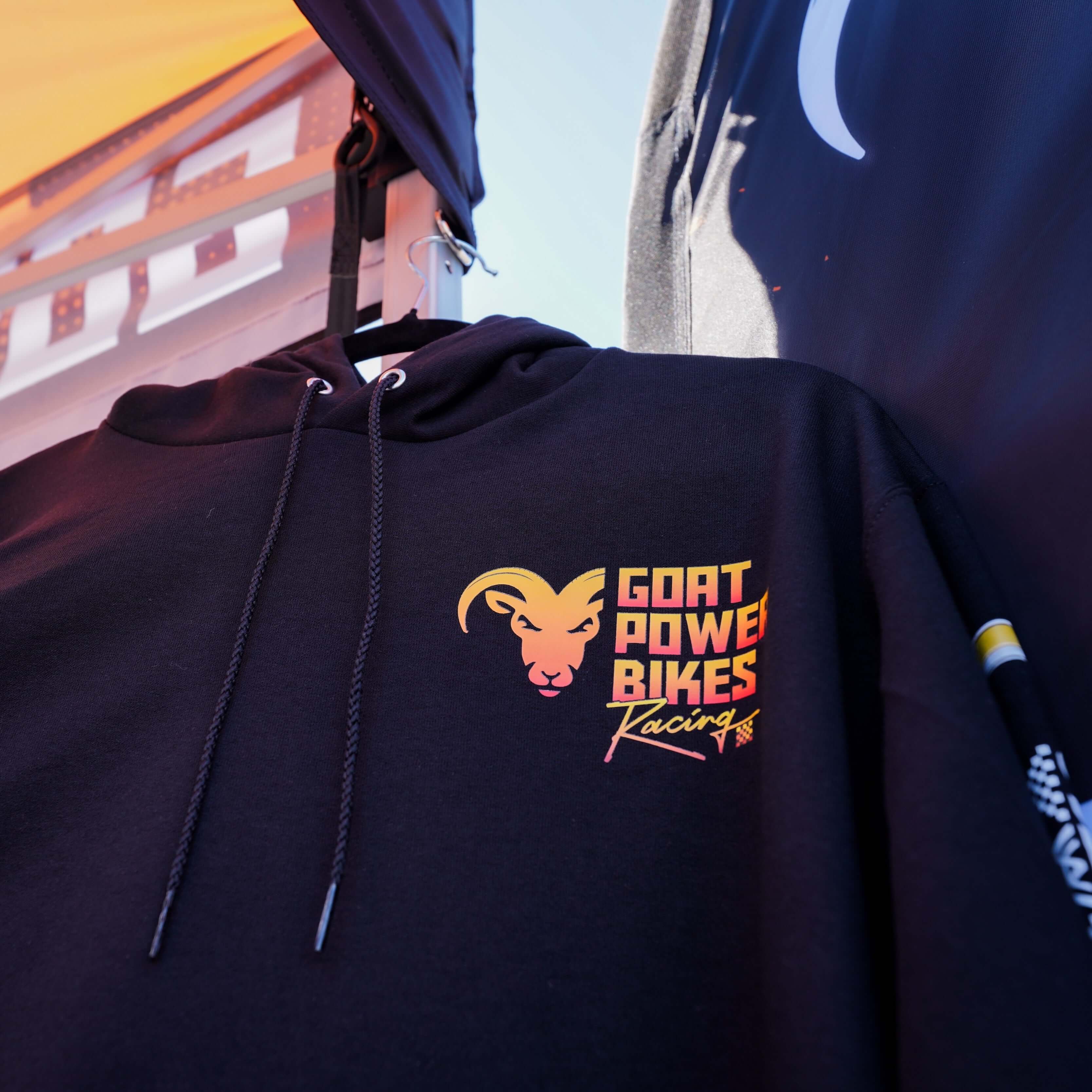 Limited Edition NASCAR Hoodie - Goat Power Bikes x Patrick Emerling