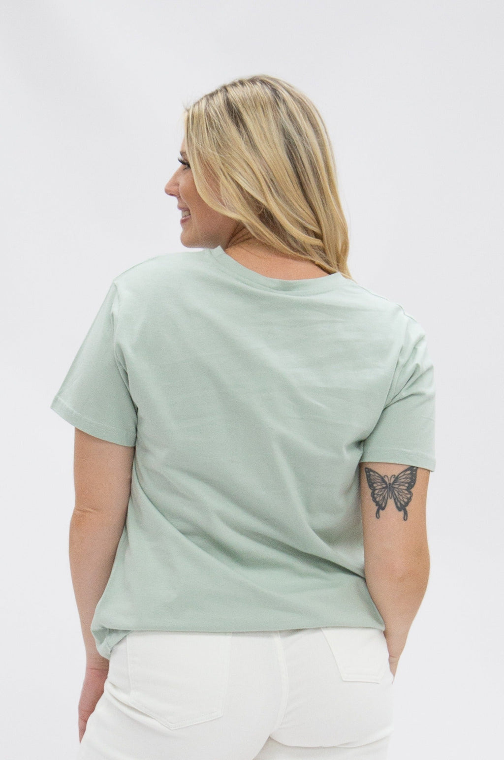 So Loved on Sage Tee Shirt