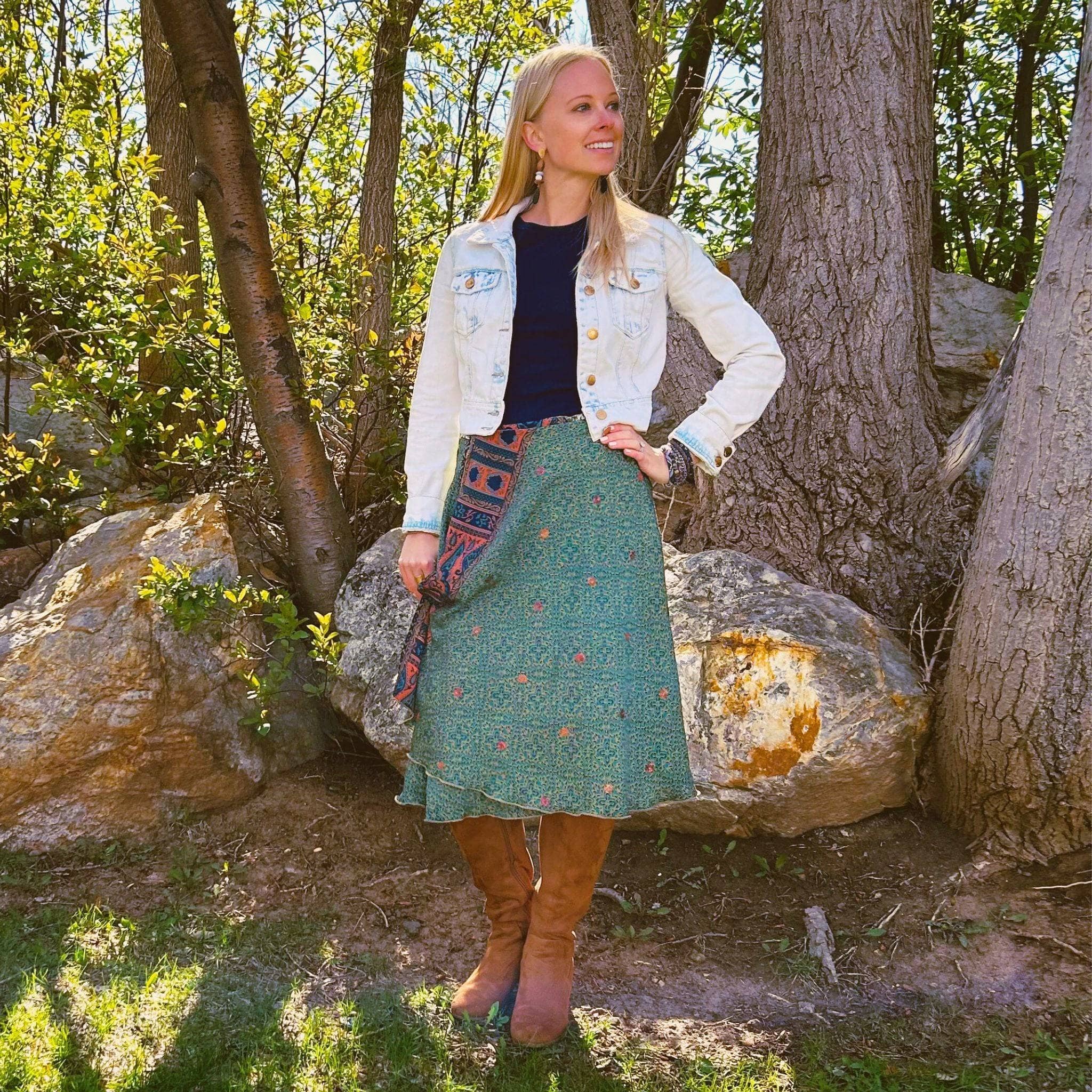 The Original Sari Wrap Skirt