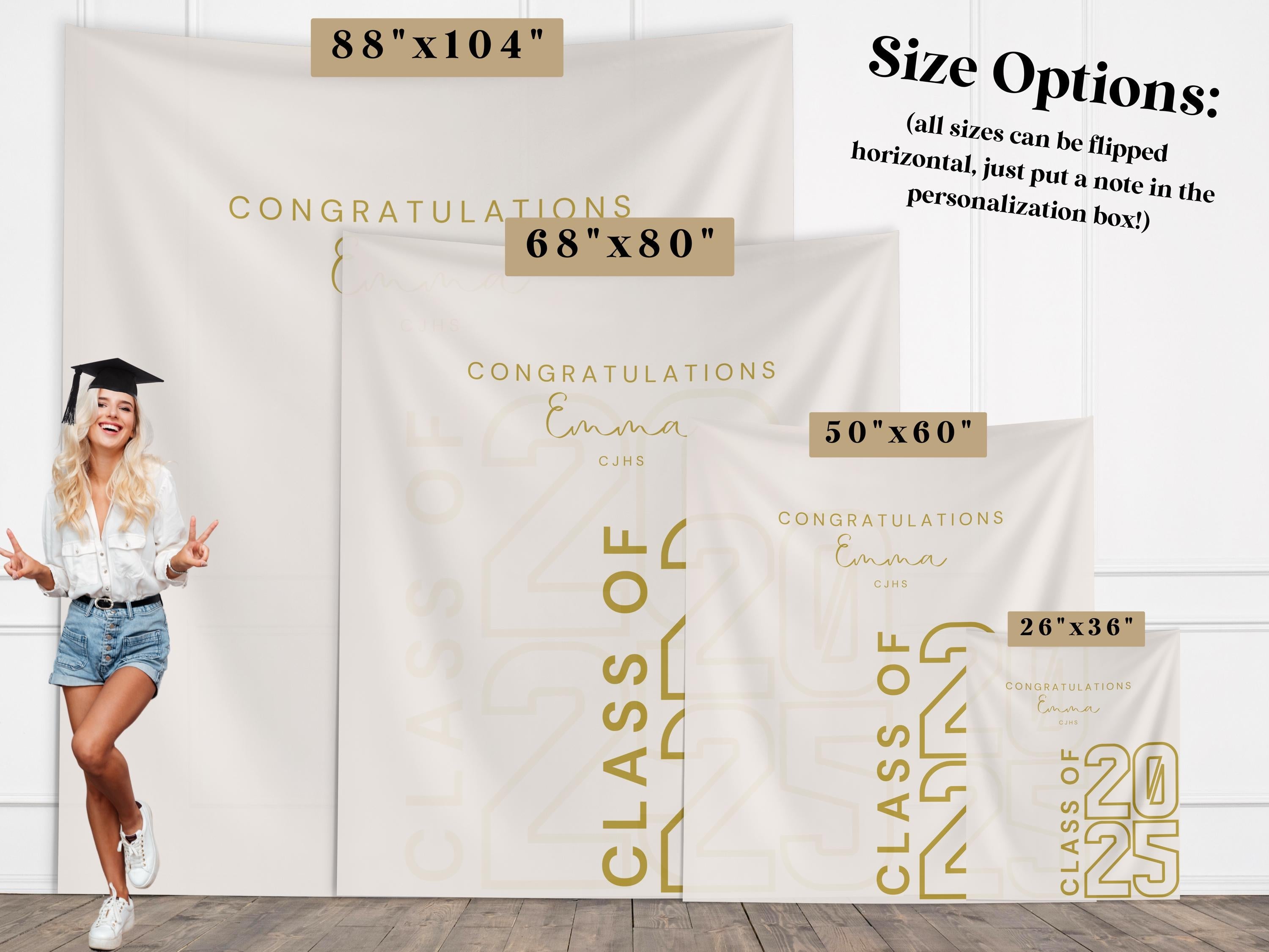 Class of 2026 Custom Graduation Banner